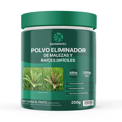 Raizmonte Polvo Eliminador De Malezas y Raices Dificiles